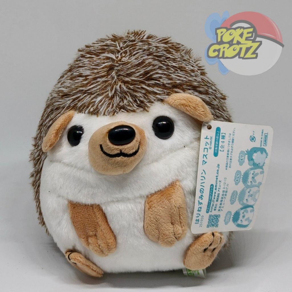 Boneka amuse landak Hedgehog tag Plush binatang hewan 16cm