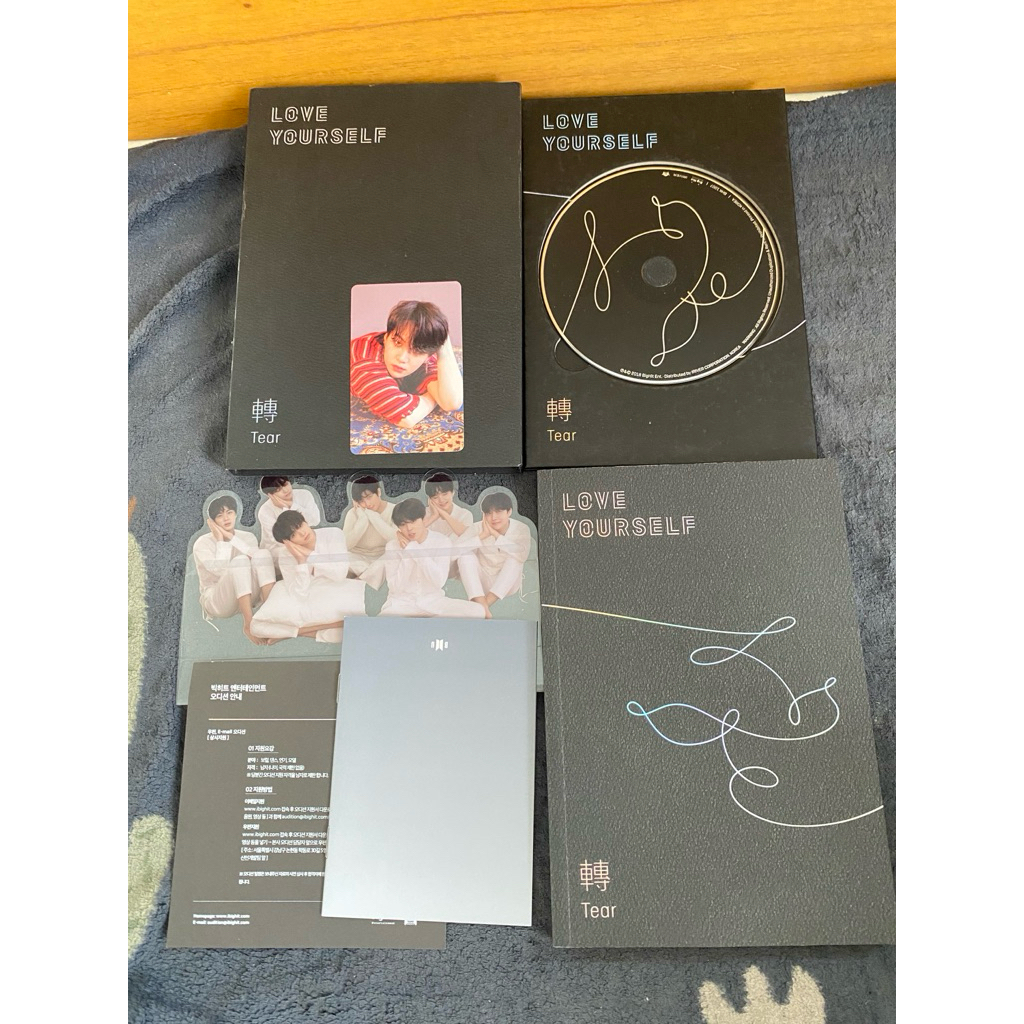 BTS - love yourself tear O ver album suga yoongi pc photocard