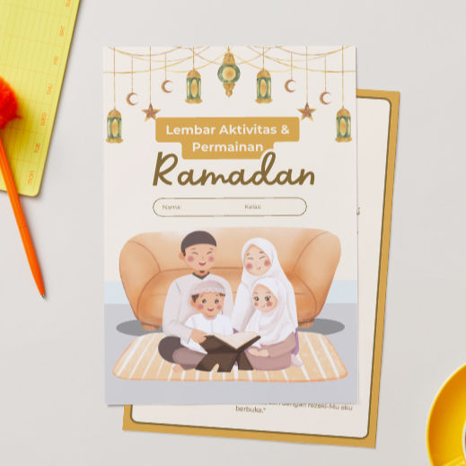 Worksheet Lembar Kerja & Aktivitas Ramadhan Anak PDF 25 Halaman – Printable ready Siap Cetak