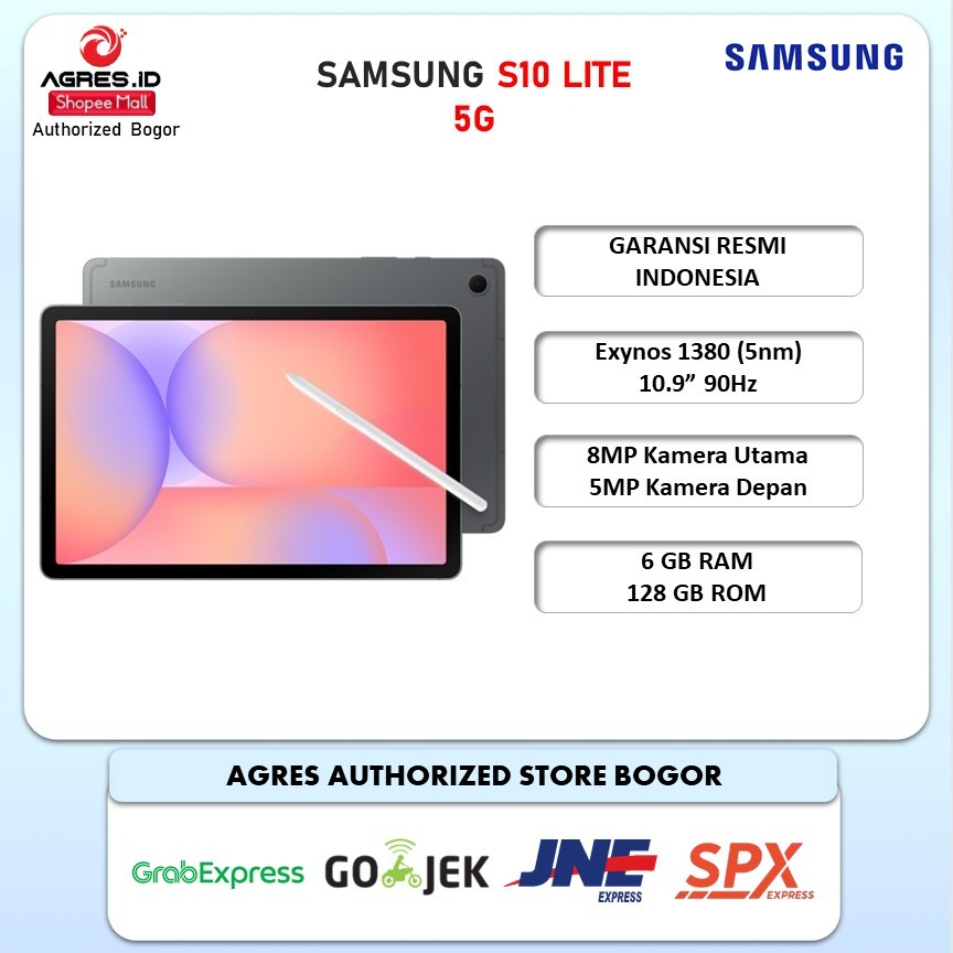 SAMSUNG GALAXY TAB LTE S10 LITE 5G 6GB 128GB