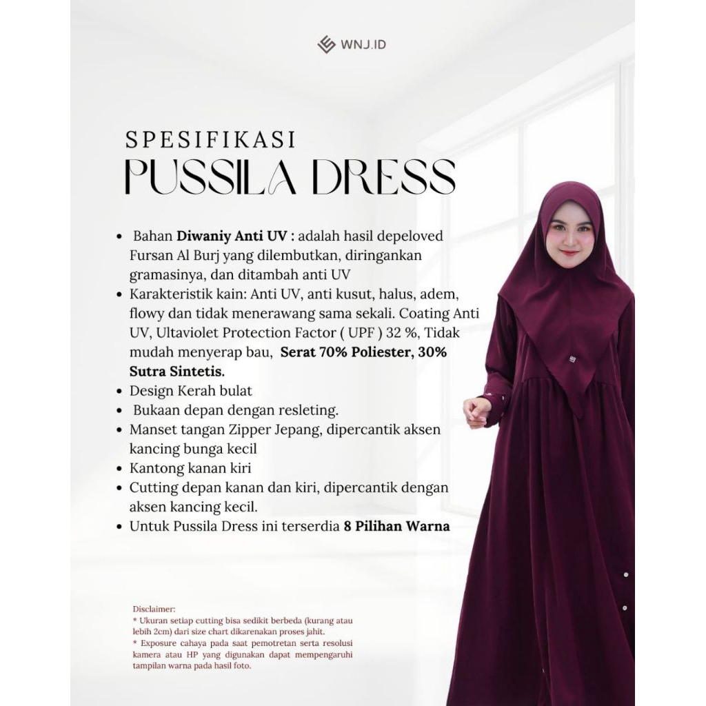 Pussila Dress by Wnj