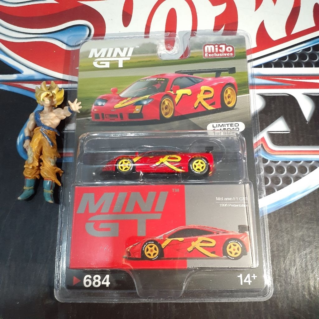 Mini GT  Mclaren F1 GTR 1996 Presentation 684 sealed