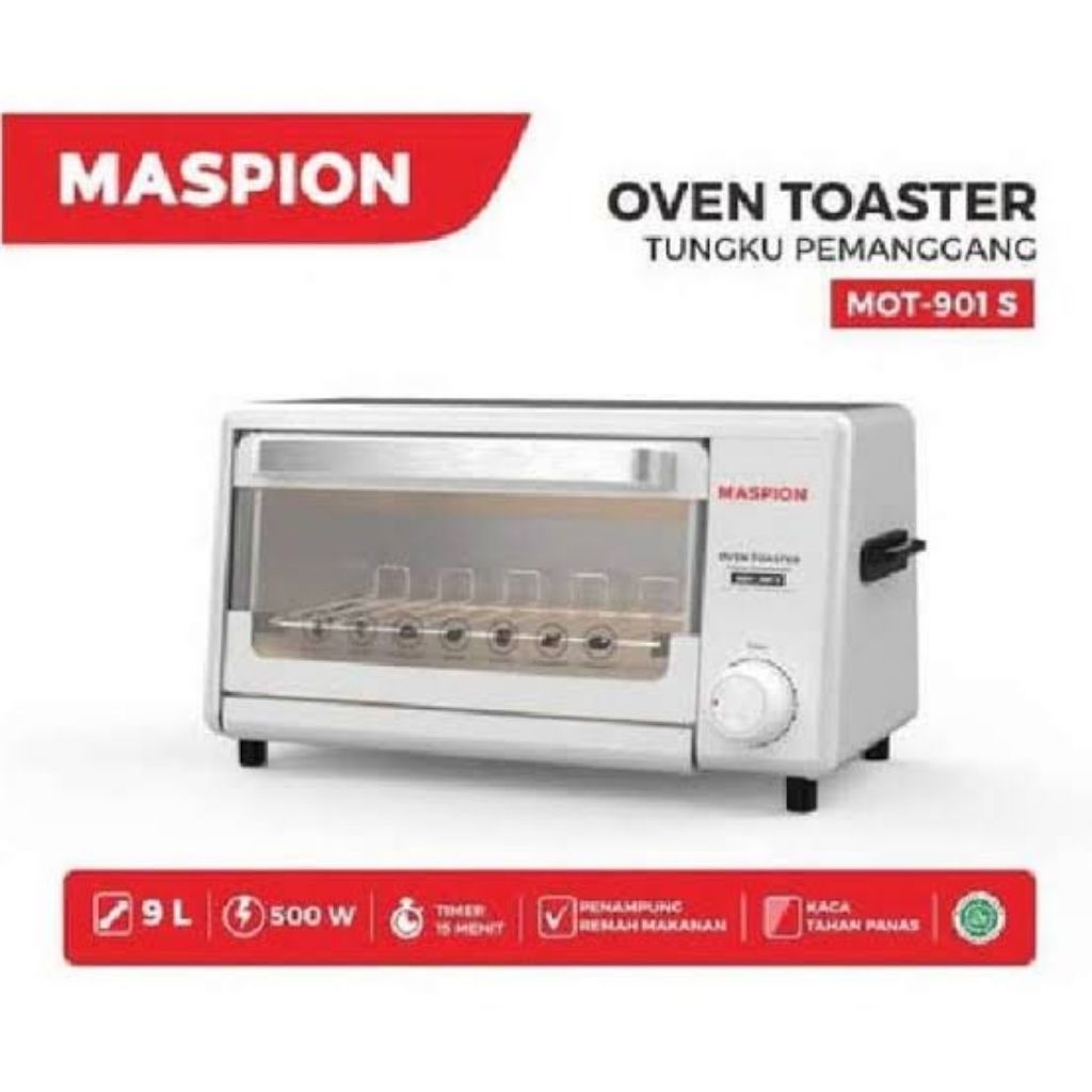 Oven Toaster Maspion MOT 901 Oven Panggang Maspion MOT-901 Oven Panggang Toaster Maspion 9 Liter MOT
