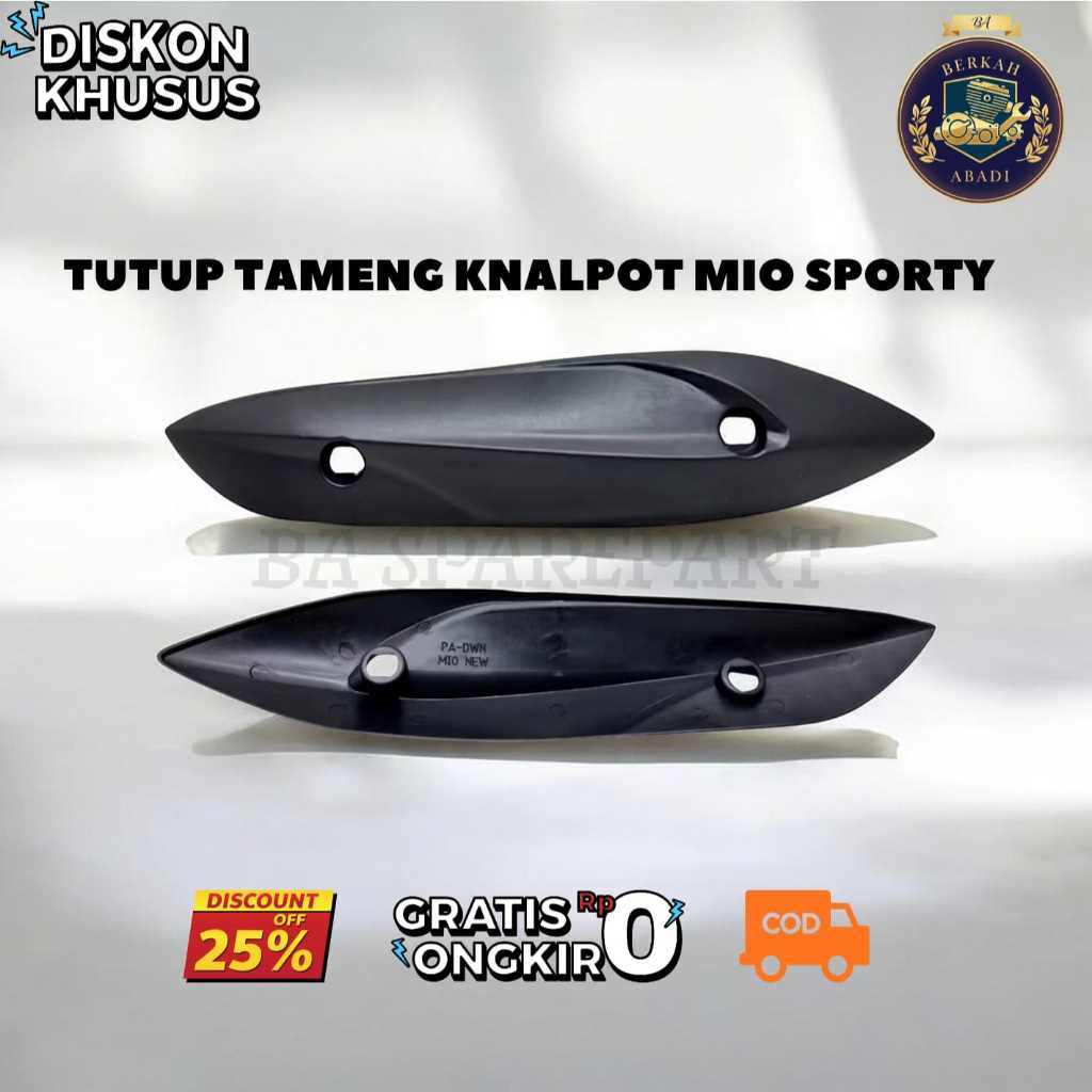 Tameng Knalpot Mio Sporty | Tutup Cover Knalpot Mio Sporty | Mio Smile | Mio Soul Lama
