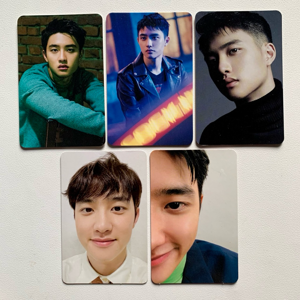 exo d.o. do kyungsoo official pc photocard album exodus lotto for life love shot dftf don't fight th