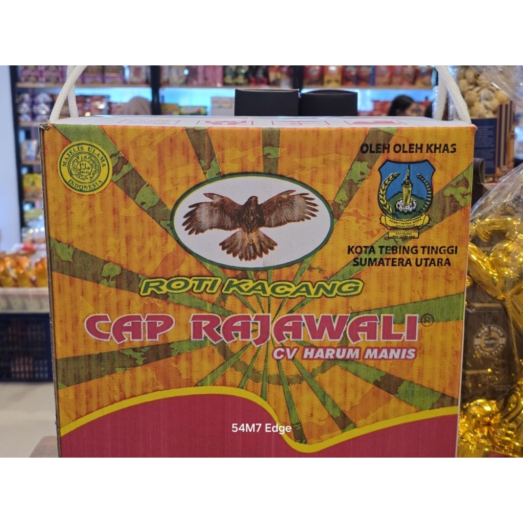 Cap Rajawali Roti Kacang Dus Pack 10×15