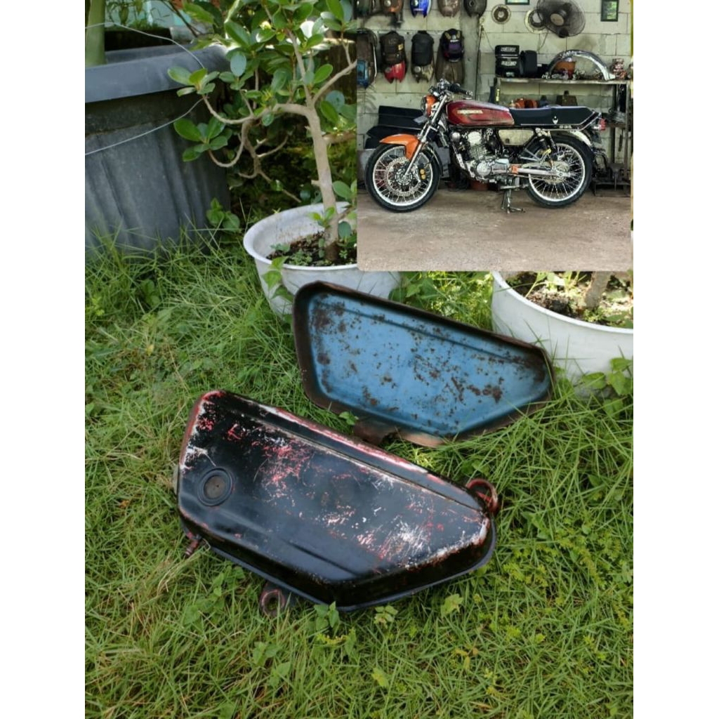 Tutup aki/tutup samping original copotan Yamaha RS original copotan/Tempong Yamaha RS 100 orijinal