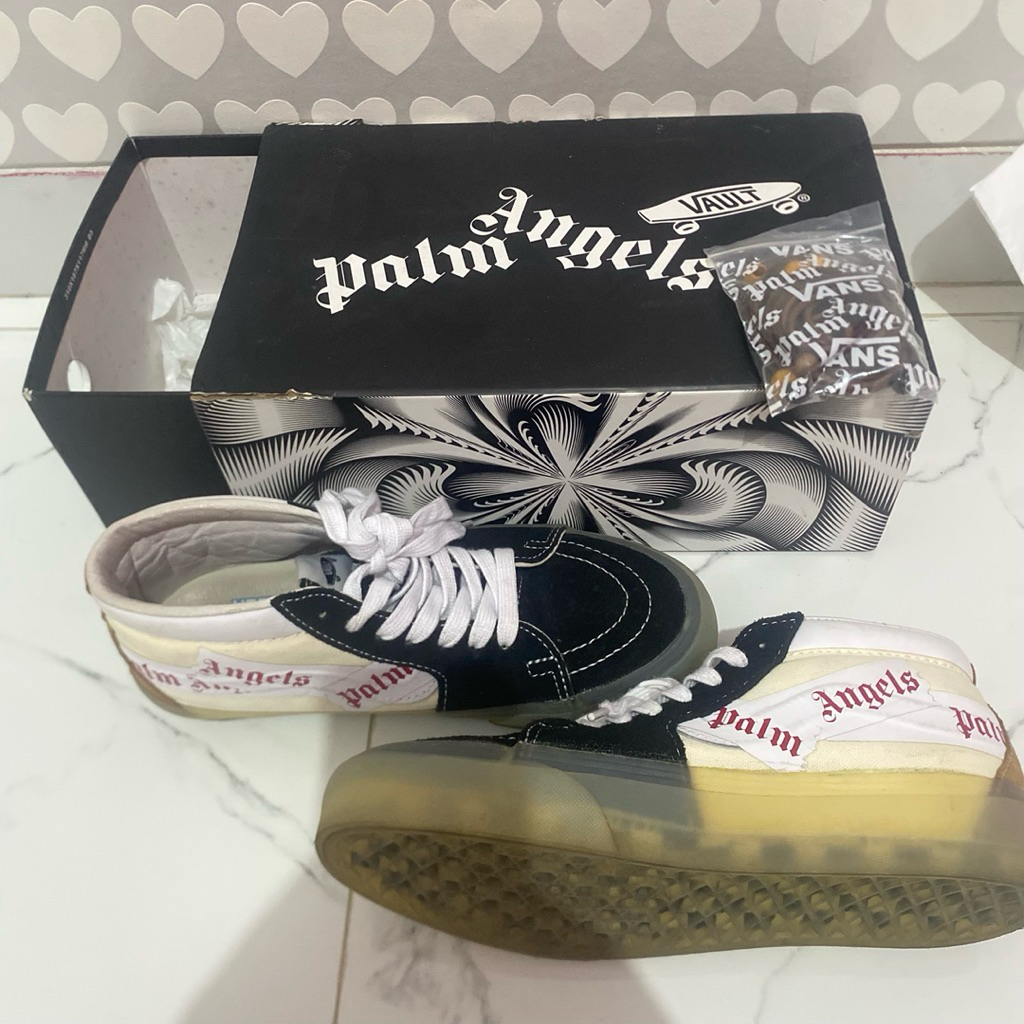Vans Palm Angels x Vault by Vans SK8-Mid VLT LX / Sepatu Vans Ori