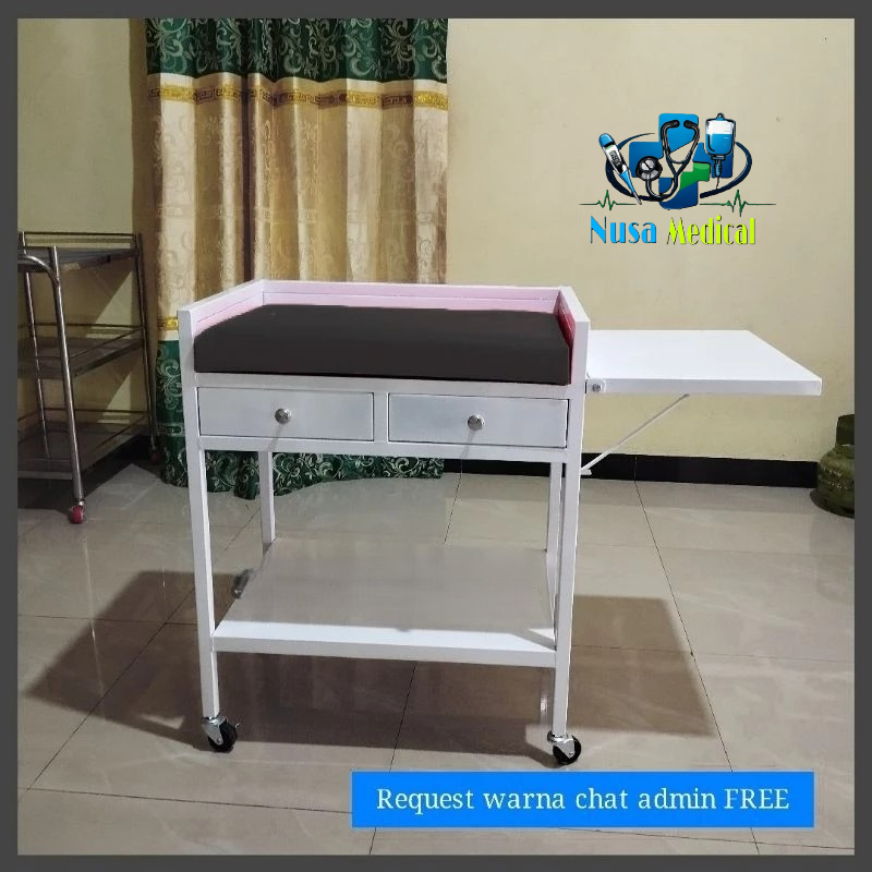 Meja resusitasi bayi / meja resusitasi mini / meja resusitasi besi / babytable mini / baby table