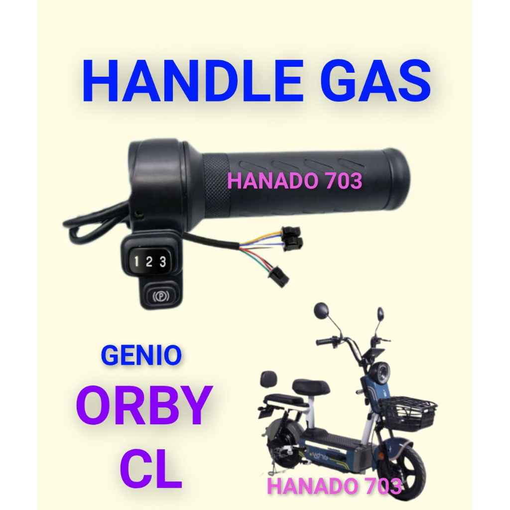 handle gas sepeda listrik genio orby CL throttle gas sepeda listrik genio orby cl