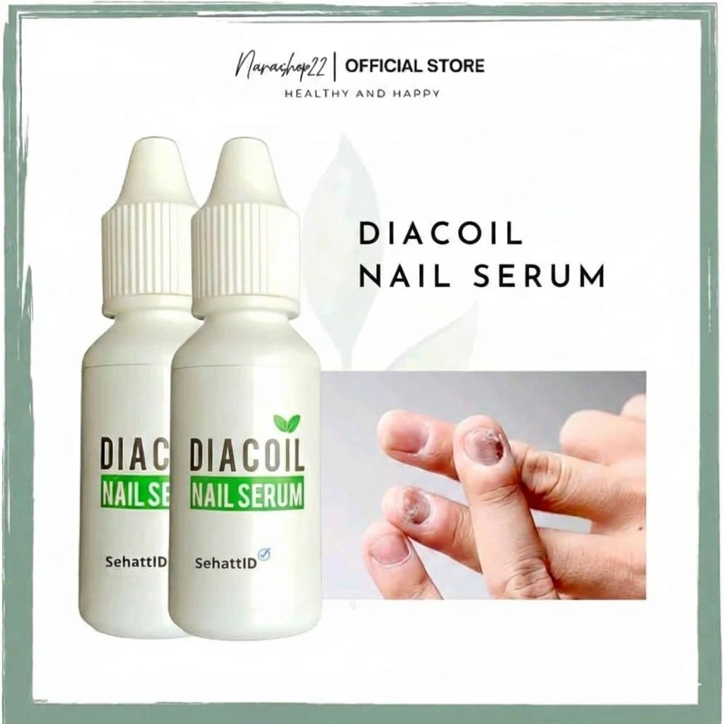 Diacoil nail serum paket 2 pcs- serum kuku diacoil 15ml