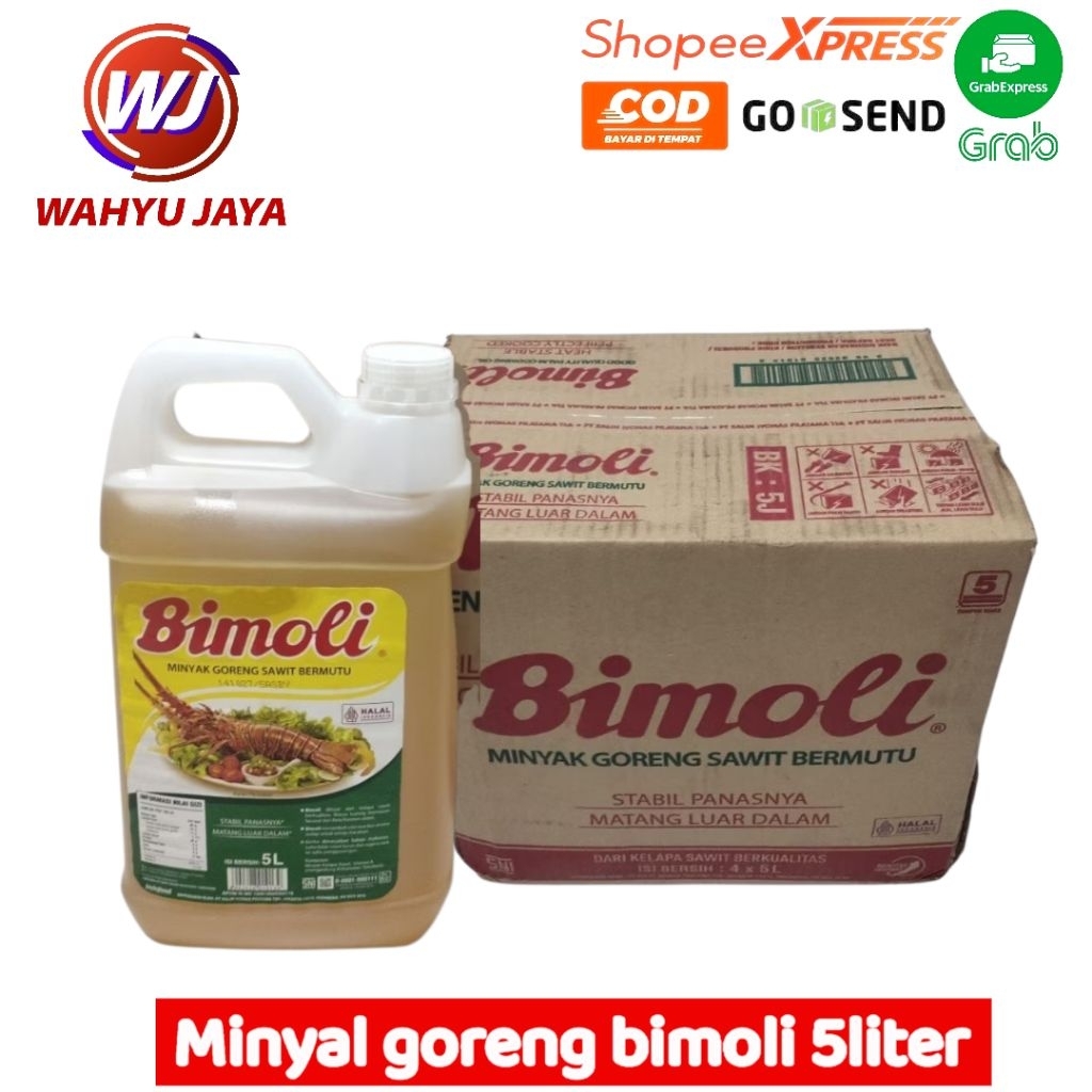 Minyak goreng bimoli 5liter dus @4