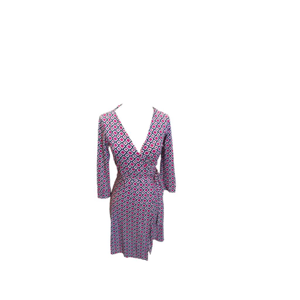 Diane Von Furstenberg Pink Mini Dress