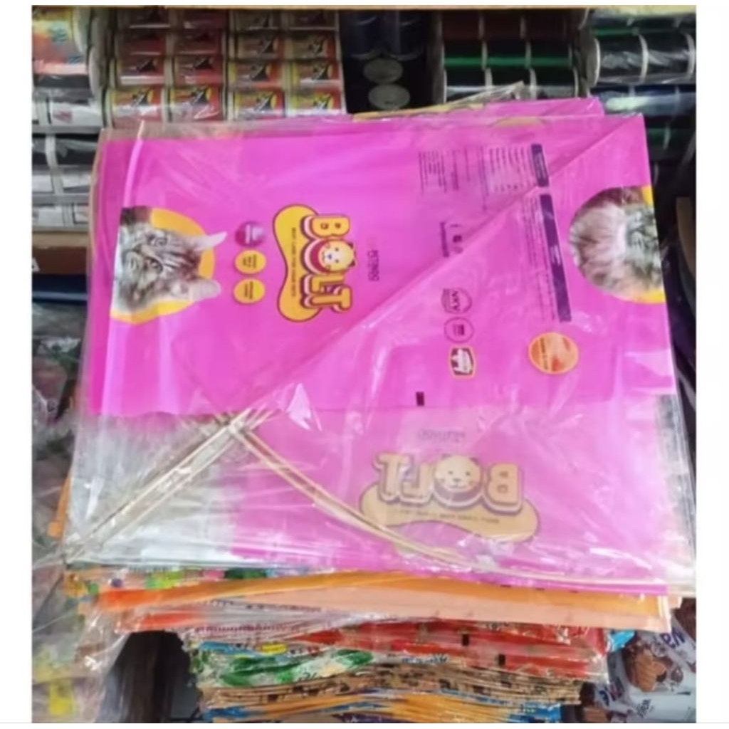Layangan plastik ukuran 58 100 pcs super