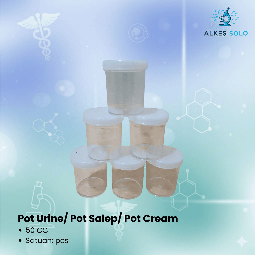Pot 50CC . Pot 50ml . Pot Plastik 50ML . Pot Slime / Pot Salep / pot Cream / Pot Transparan