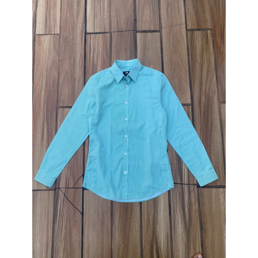 KEMEJA STRIPE CASUAL H&M