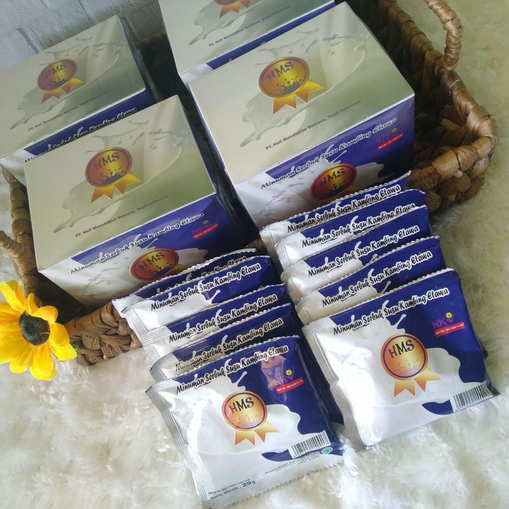 Susu Kambing Etawa HMS Susu Bubuk Murni Kambing Etawa Asli