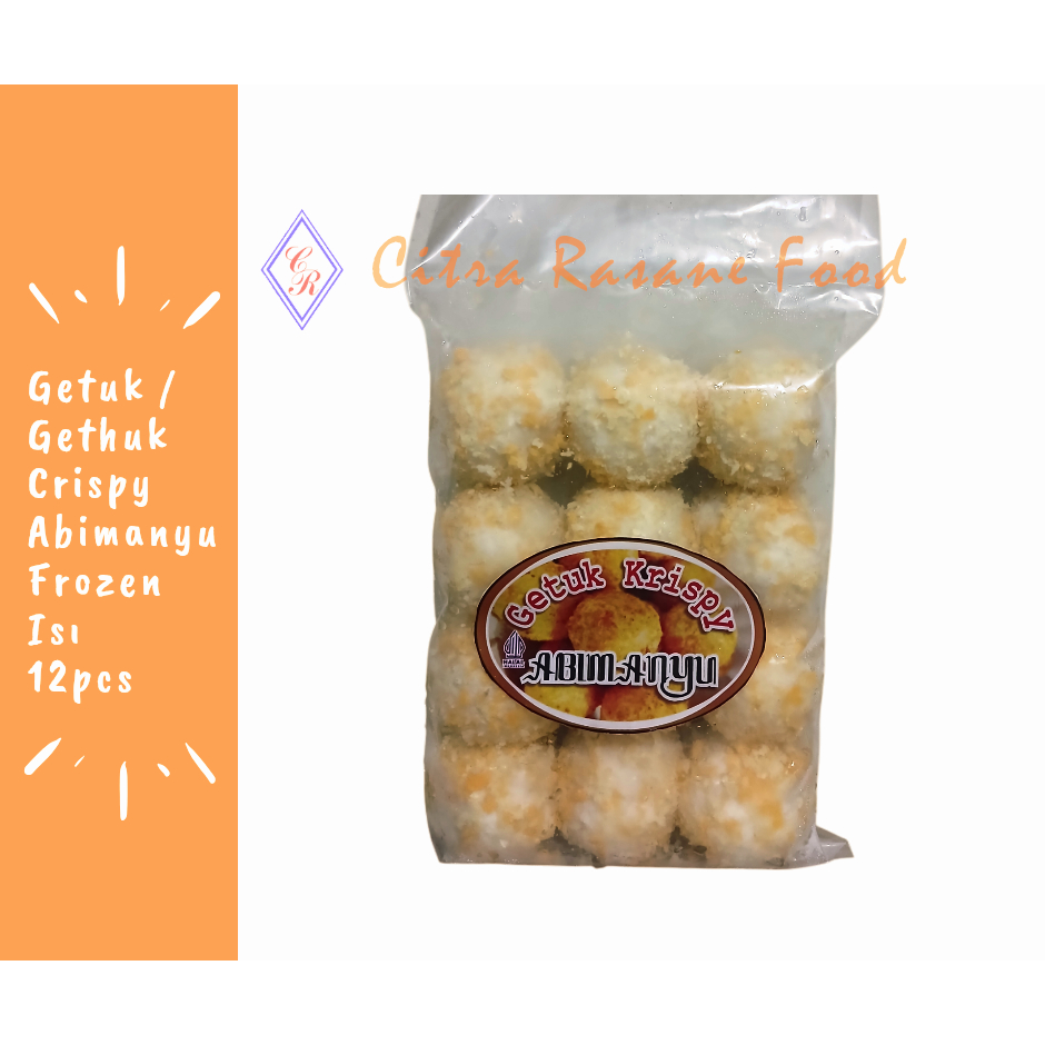 Getuk / Gethuk Crispy Abimanyu Frozen Isi 12pcs