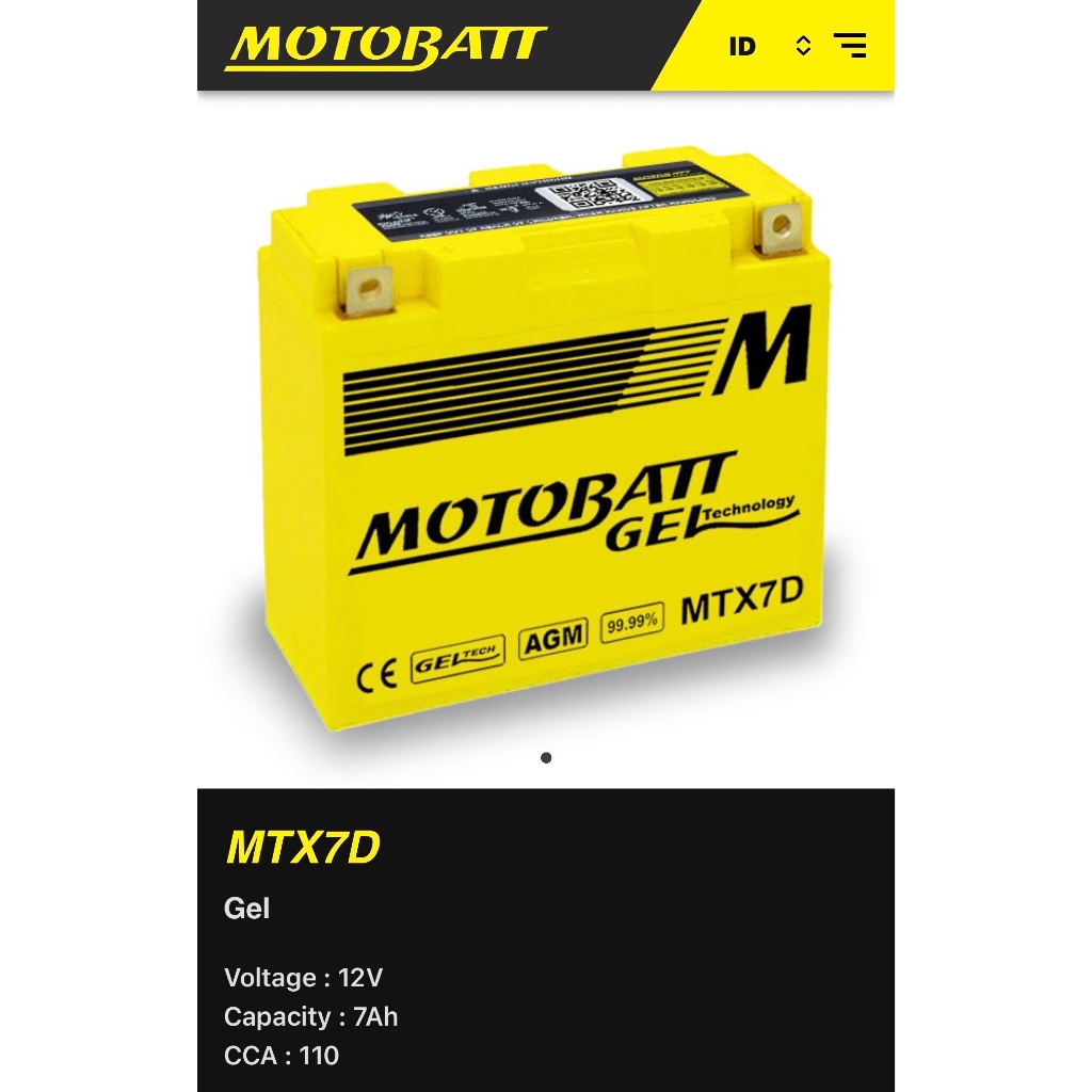 AKI MOTOBATT GEL ORIGINAL 10000%