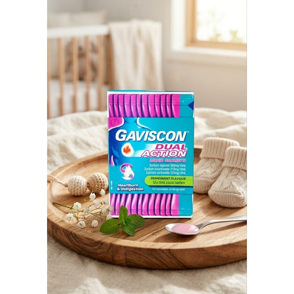 Gaviscon dual action sachet original kemasan pouch