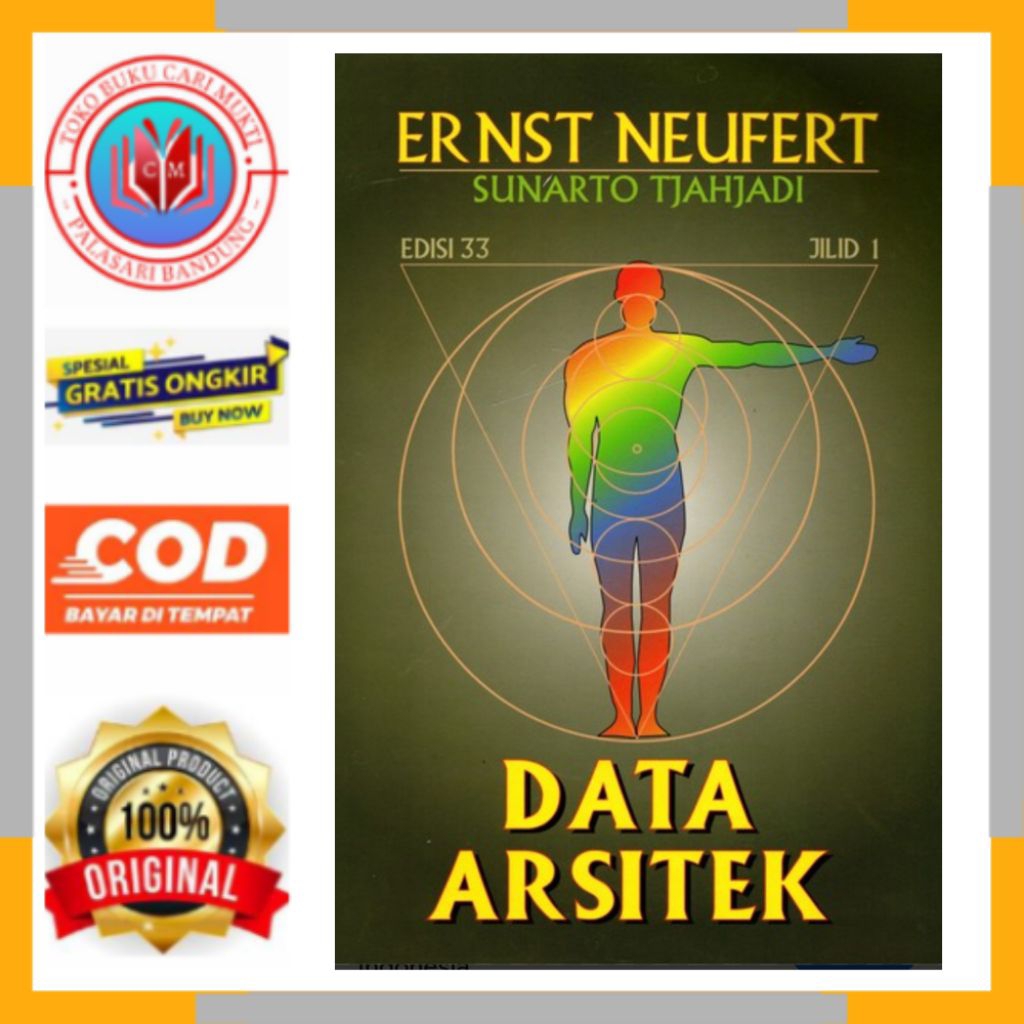 ERLANGGA BUKU DATA ARSITEK ERNST NEUFERT JILID 1 EDISI 33 BUKU ORIGINAL
