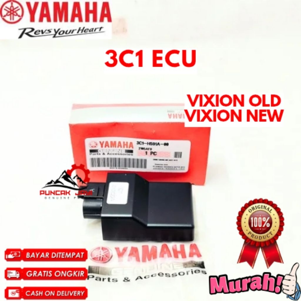 ECU ORIGINAL YAMAHA KODE 3C1, ECU VIXION OLD, ECU VIXION NEW