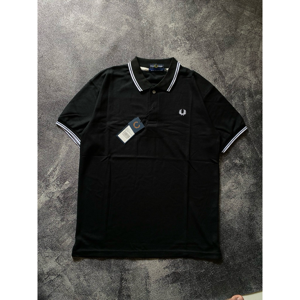 POLO FRED P3RRY HITAM NEW
