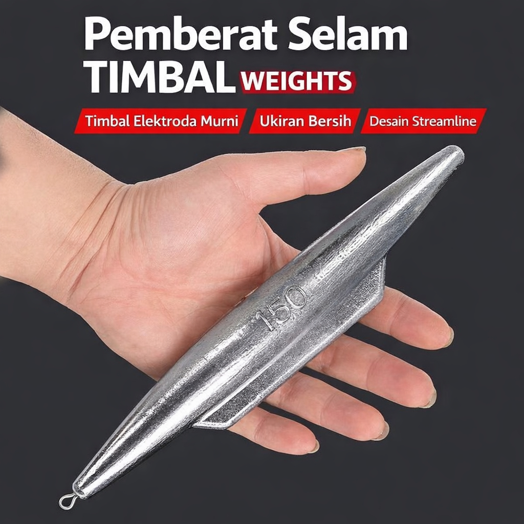 Timah Pancing Submarine – Pemberat Mancing Laut Dalam Profesional
