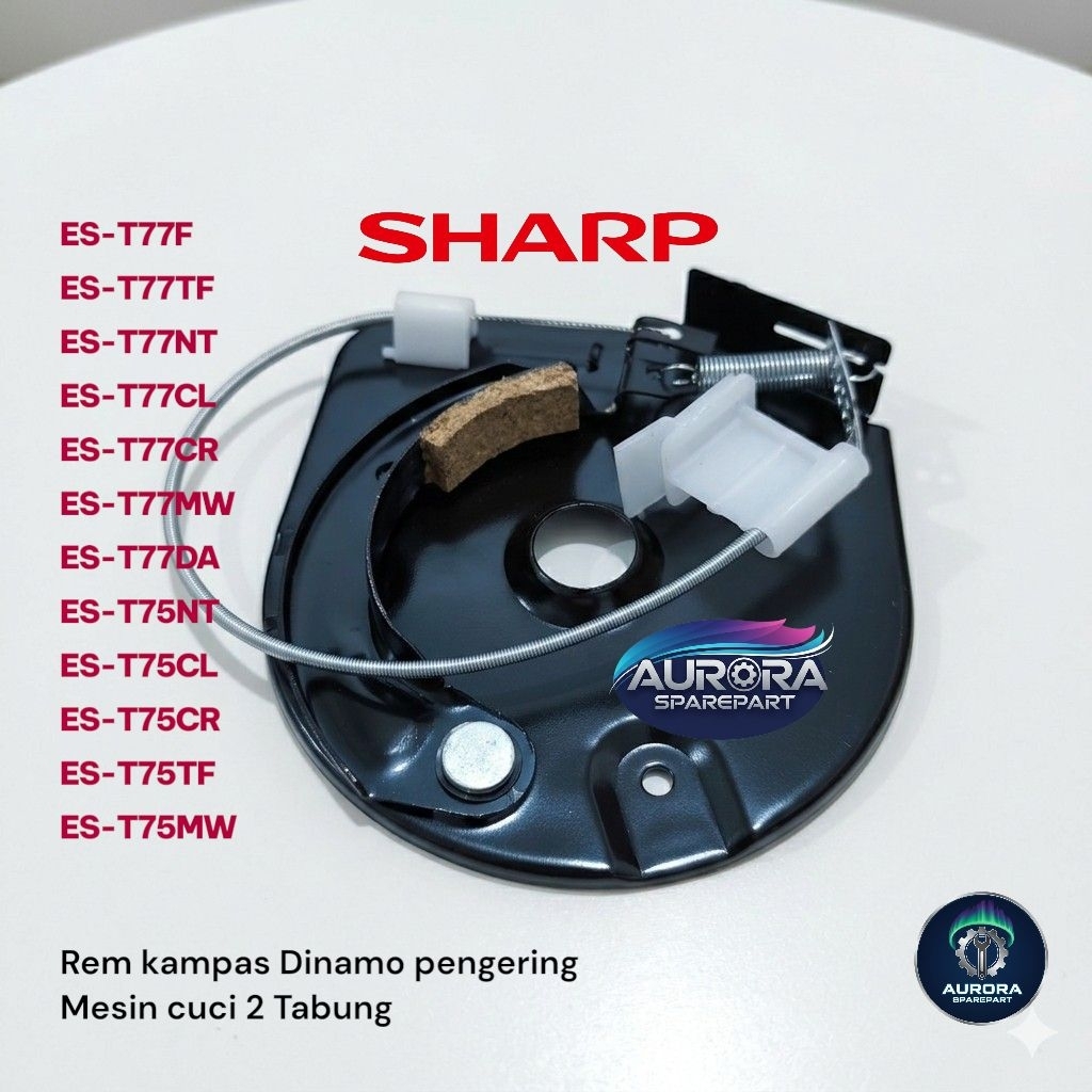 REM DINAMO PENGERING SHARP MESIN CUCI 2 TABUNG/ES-T77TF ES-T77F ES-T77CL ES-T77CR ES-T77MW