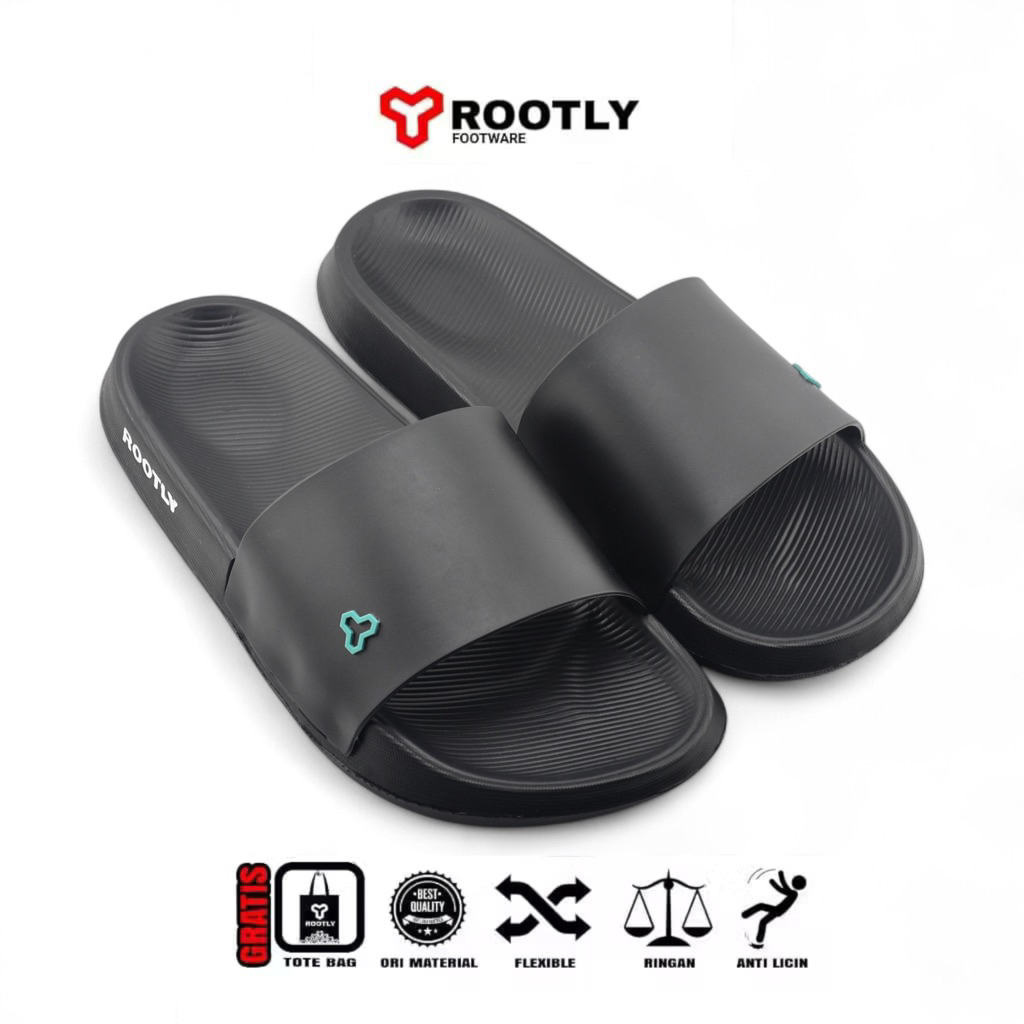Rootly - Sandal Slop Fipper Pria Dan Wanita Nyaman
