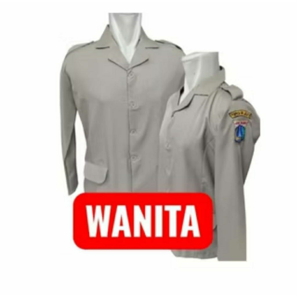 KEMEJA PEMDA DKI WANITA TERBARU/ SERAGAM PEMDA WANITA TERBARU/ KEMEJA PEMDA WANITA/ SERAGAM PEMDA WA