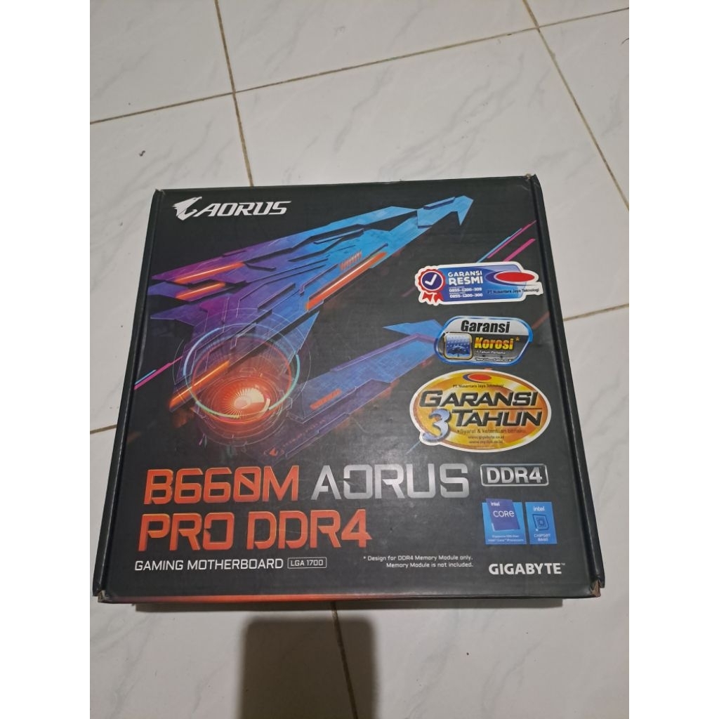 motherboard Gigabyte Aourus b660 LGA 1700 intel gen12, 13, 14