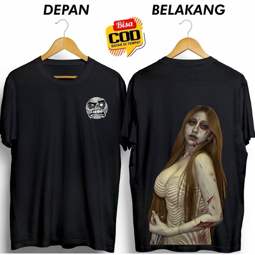 KAOS DISTRO PRIA HANTU CEWE SEKSI TERBARU