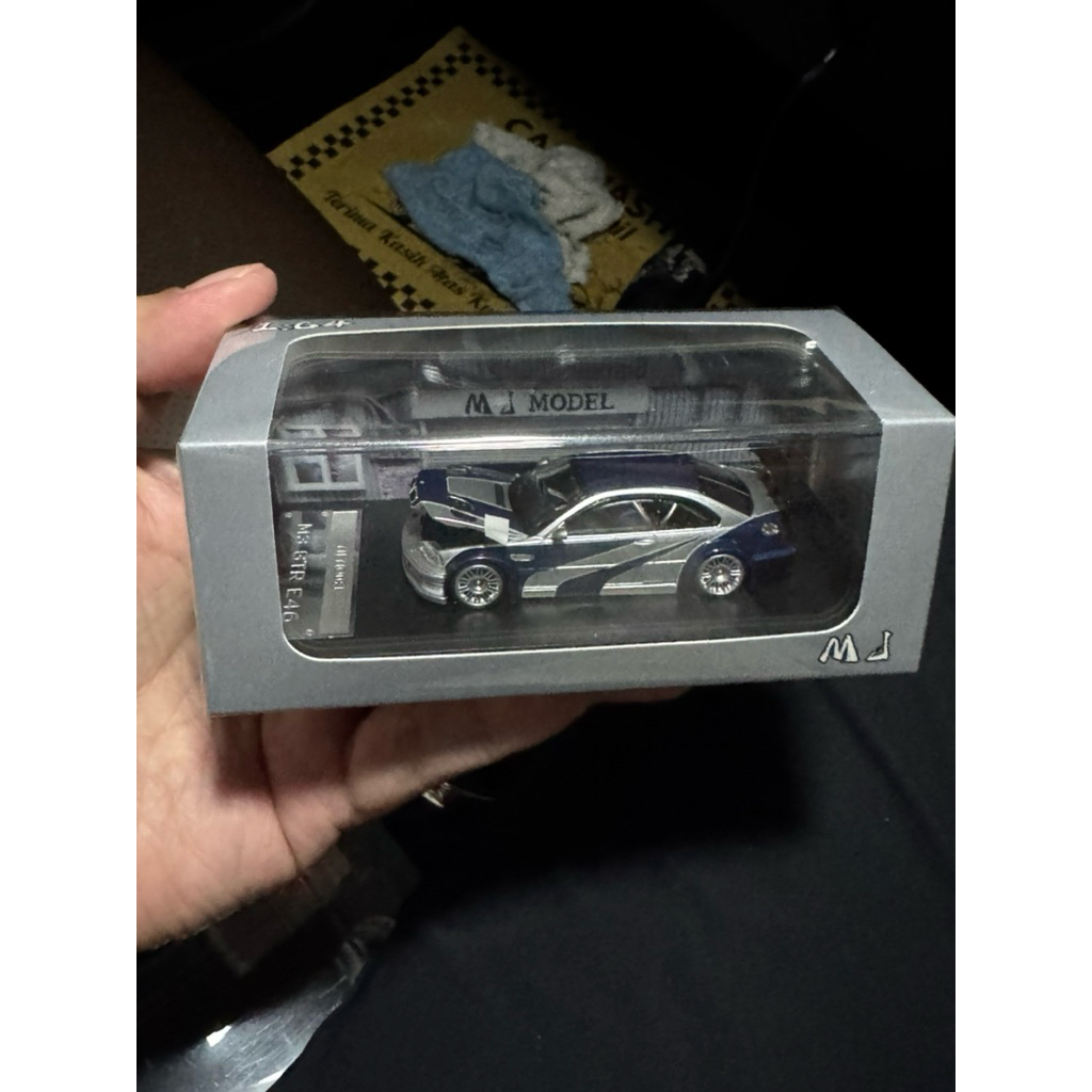 Diecast 1:64 MJ BMW M3 GTR NFS Openable Hood