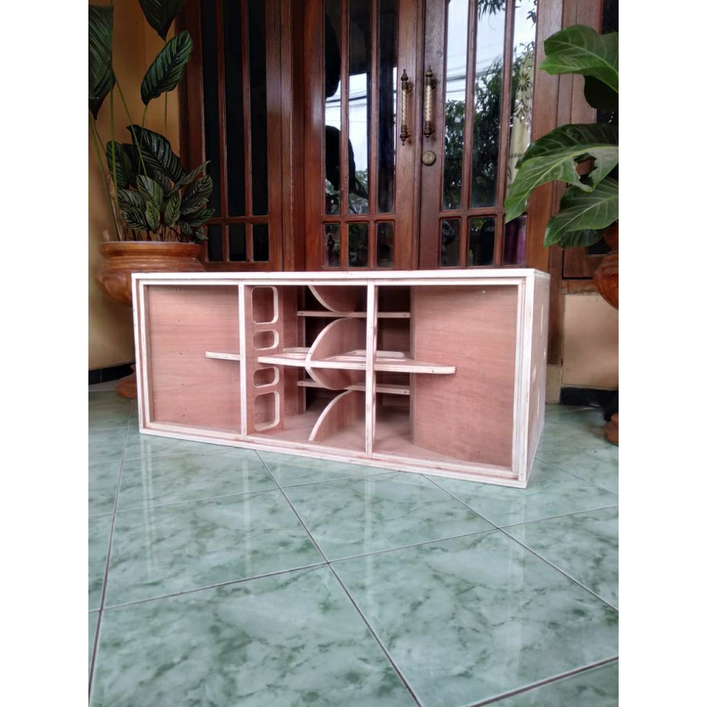 Box Speaker CLA 12 Inch Double (Semi Meranti)