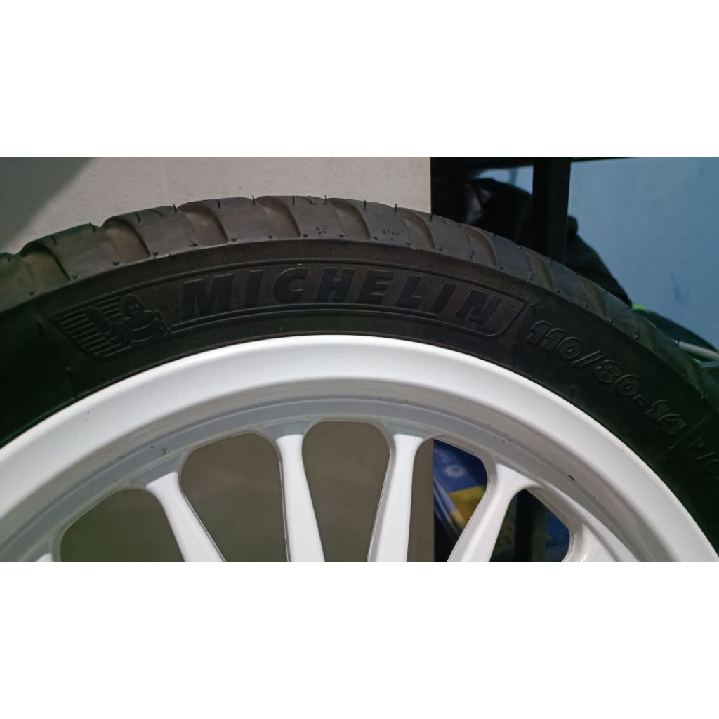 (BEKAS) velg VARIO vrossi + ban depan diamon 80/90 ban belakang Michelin 100/90