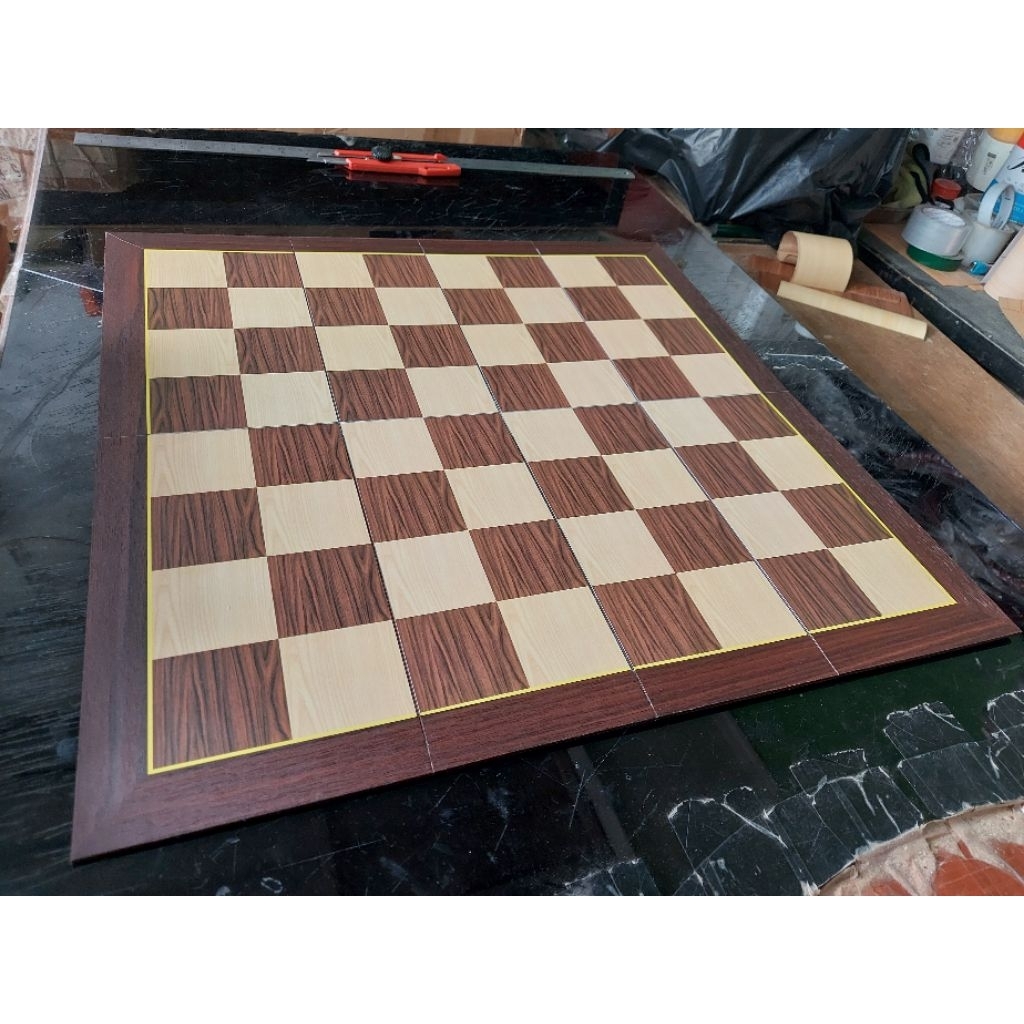 Papan catur lipat 8,Papan saja,std turnamen.