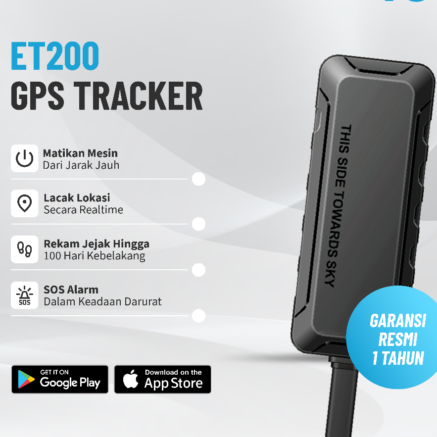 Concox Gps Tracker Wetrack 2 (ET200) Original Mobil Motor Anti Maling