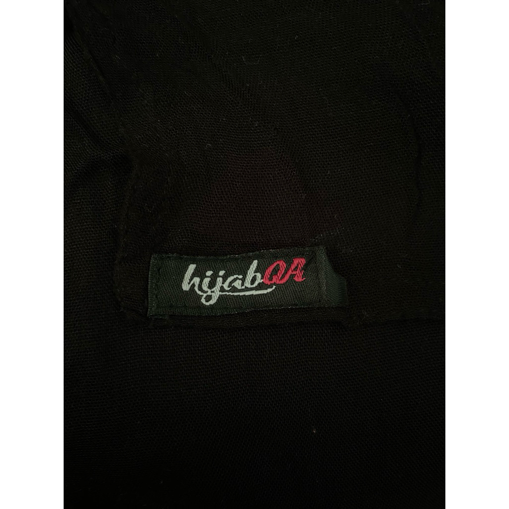 [Preloved] Hijabqa - Pashmina Viscose in Black