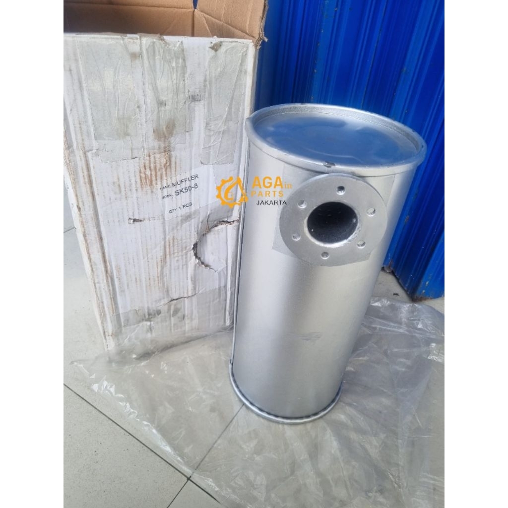 Knalpot kobelco SK50-6/Muffler import tebal SK50P-6/ knalpot SK50-6 Import/Muffler kobelco sk50 Teba