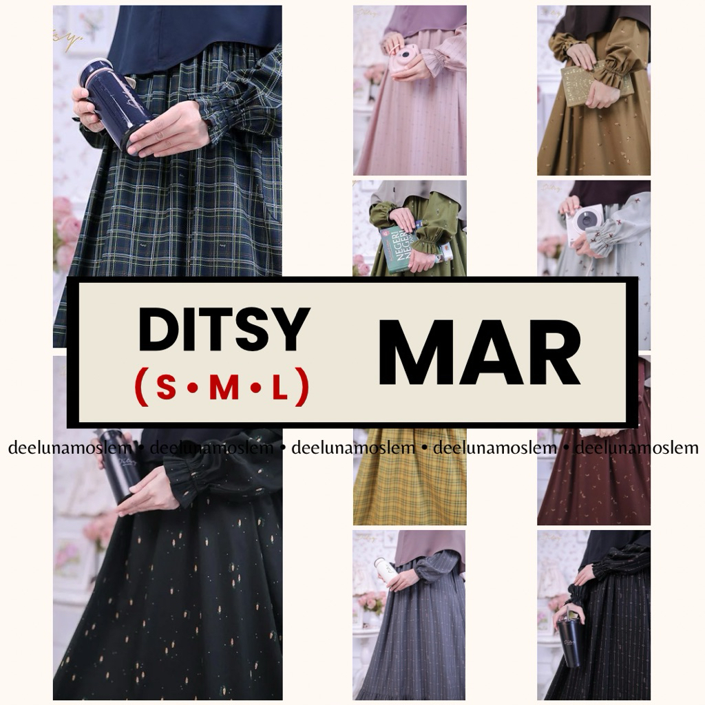 Ditsy Nightgown Maret (S - M - L)