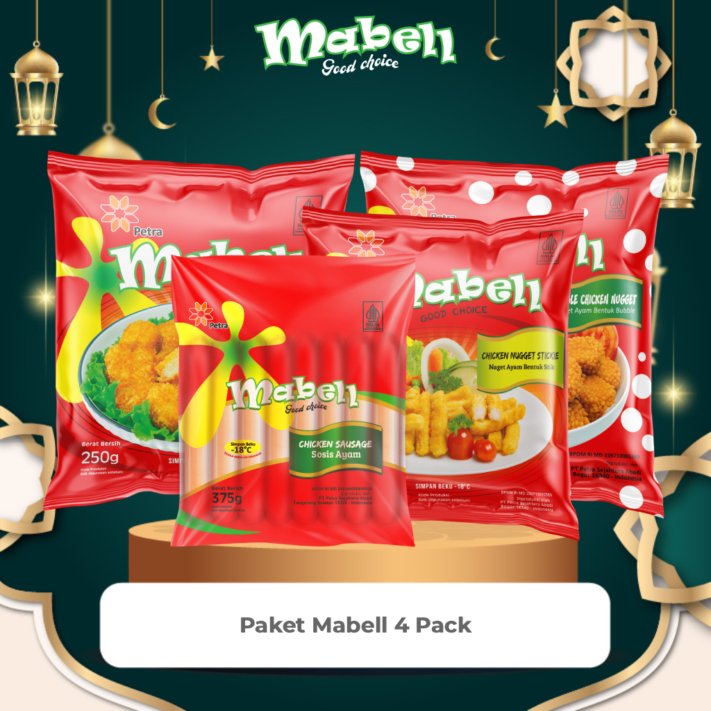 Mabell Paket Hemat Mabell Nuget Sosis 4 Pack