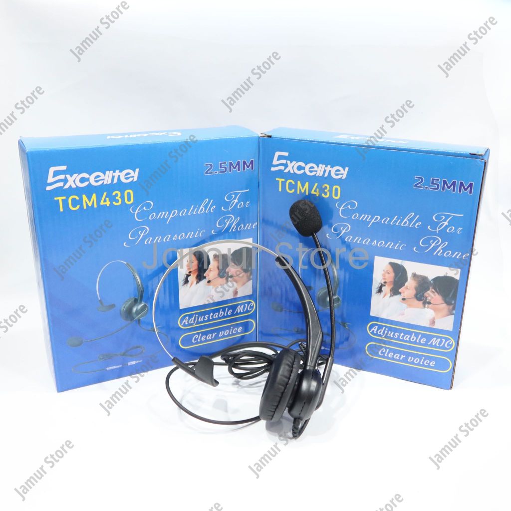 Headset For Telepon Panasonic 2,5 / Headset 2,5 For Telpon Panasonic