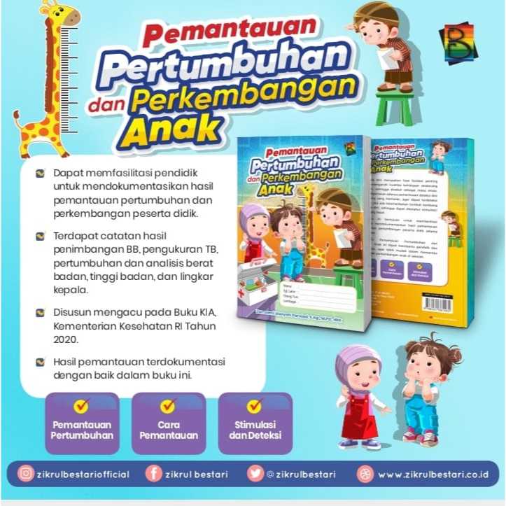 Buku DDTK - Pemantauan Pertumbuhan & Perkembangan Anak (New DDTK)