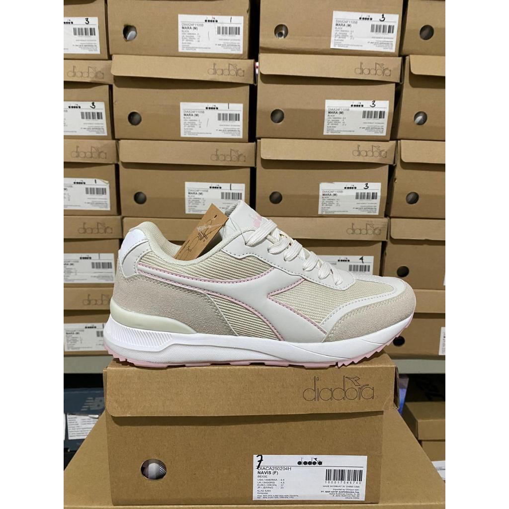 Diadora Navis Beige Women Shoes Original