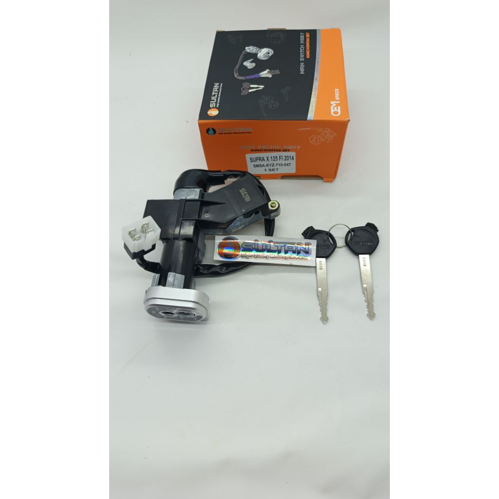 KUNCI KONTAK KOMPLIT SULTAN KYZ 4 KABEL SUPRA X 125 FI 2014 - SUPRA X 125 HELM IN INJEKSI / FI 4 KAB