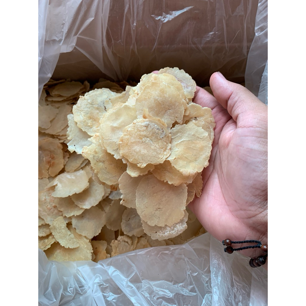 Emping Melinjo MR Super Tipis Renyah 1kg - Tanpa Pengawet, Siap Goreng