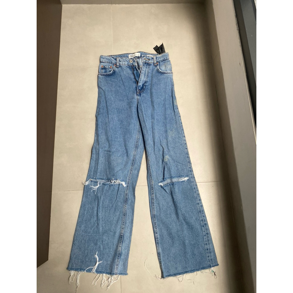 Zara ripped jeans