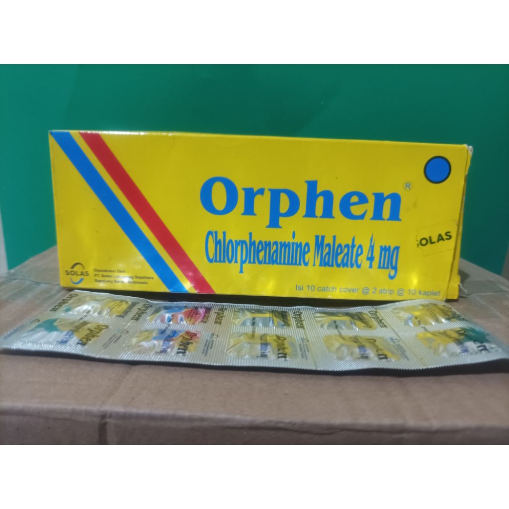 Orphen Tablet obat alergi