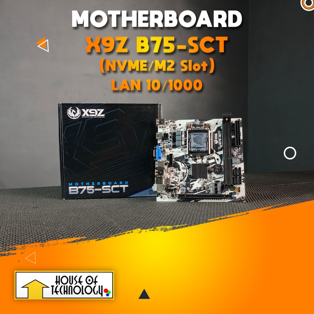 Motherboard X9Z B75-SCT (NVME / M2 Slot) LAN 10/1000